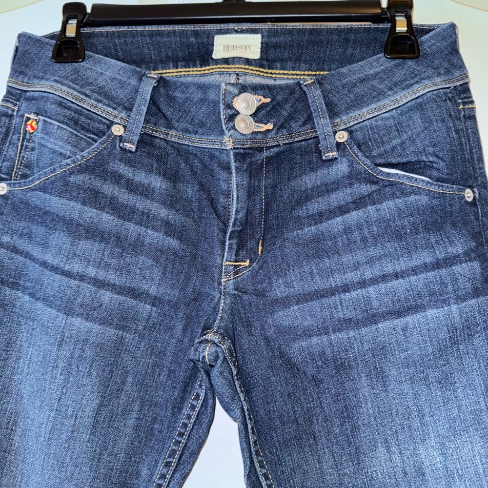Hudson Collin Flap Skinny Women's Blue Jeans Sz 27 - Picture 3 of 9